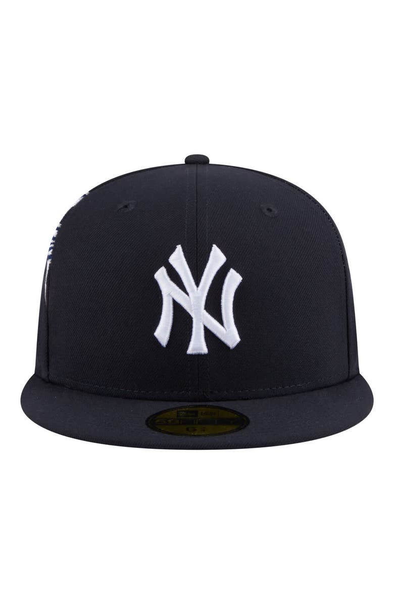 New Era Men's New Era  Navy New York Yankees Hidden Hit 59FIFTY Fitted Hat, Alternate, color, Navy