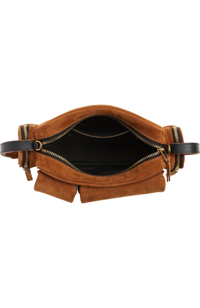 Marc Jacobs The Cargo Suede Shoulder Bag, Alternate, color,