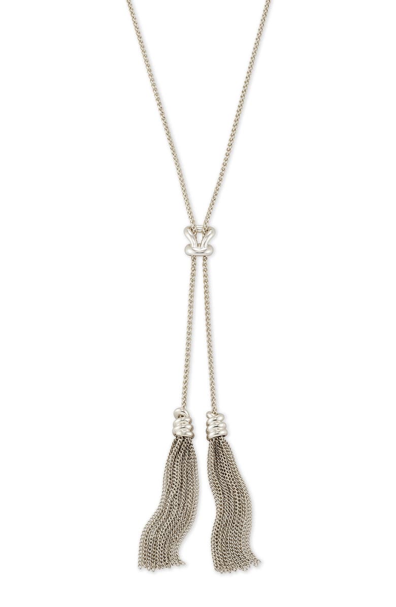 Kendra Scott Tassel Bolo Necklace, Alternate, color,