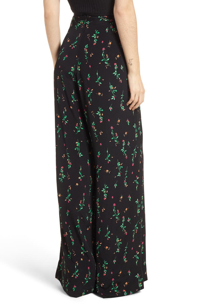 AFRM Carter High Waist Wide Leg Pants, Alternate, color, 