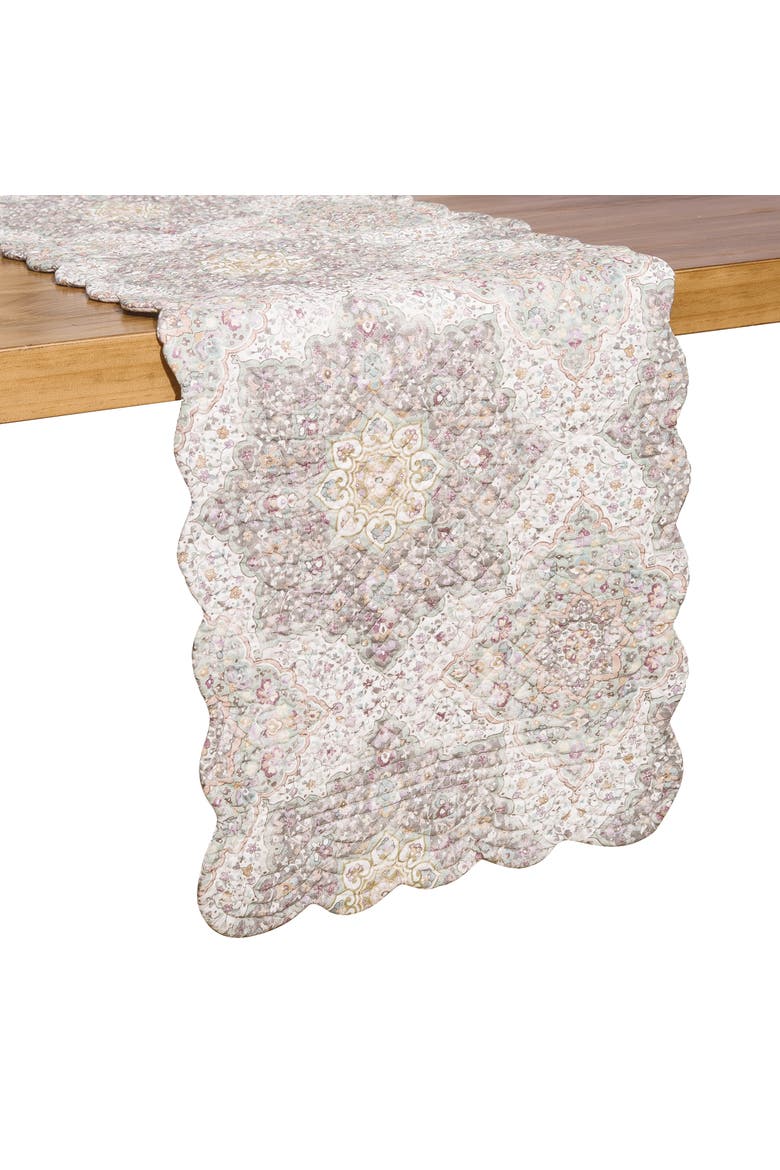 Elaina Dining Table Runner 14" x 51", Alternate, color, Blue