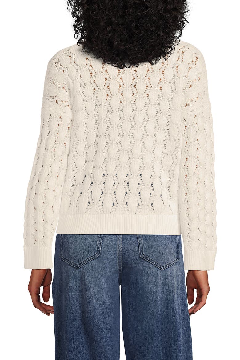 Drifter Tie Notch Neck Sweater, Alternate, color, Fresh Ivory
