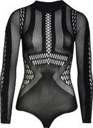 Hauty Full Moon Openwork Knit Teddy