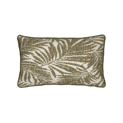 Canopy Dimensional Boucle Indoor & Outdoor Woven Accent Pillow & Insert