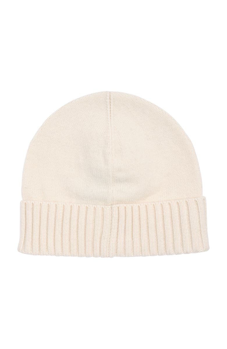 Lauren Ralph Lauren Crest Knit Beanie, Alternate, color, Cream