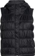 Eileen Fisher Hooded Ruched Vest