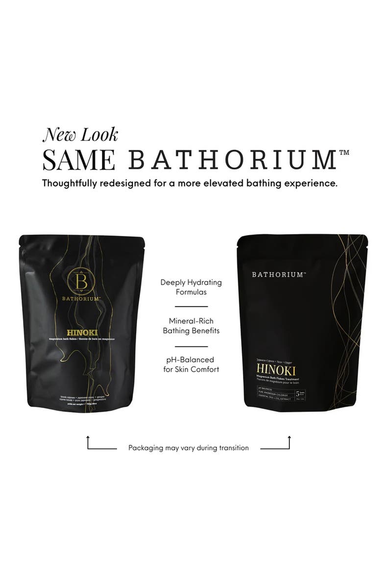 Hinoki Magnesium Bath Flakes, Alternate, color, NO COLOR