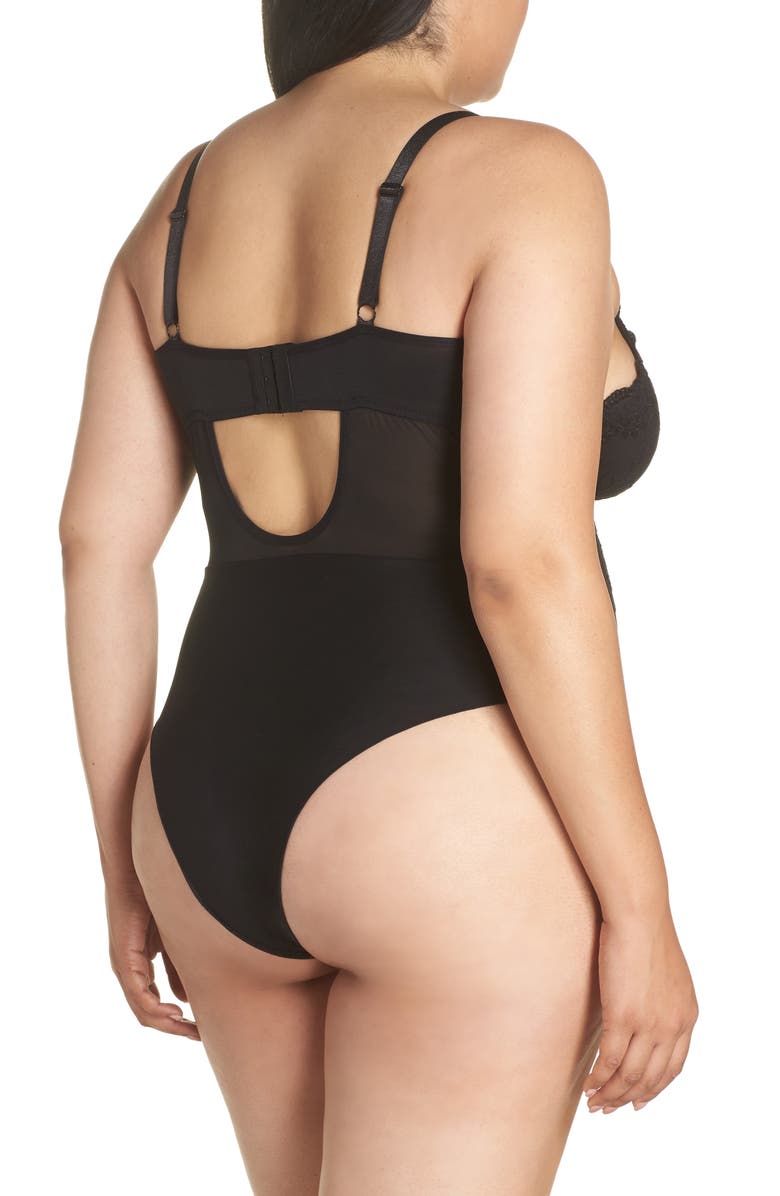 Oh La La Cheri Valentine Lace Teddy, Alternate, color, 