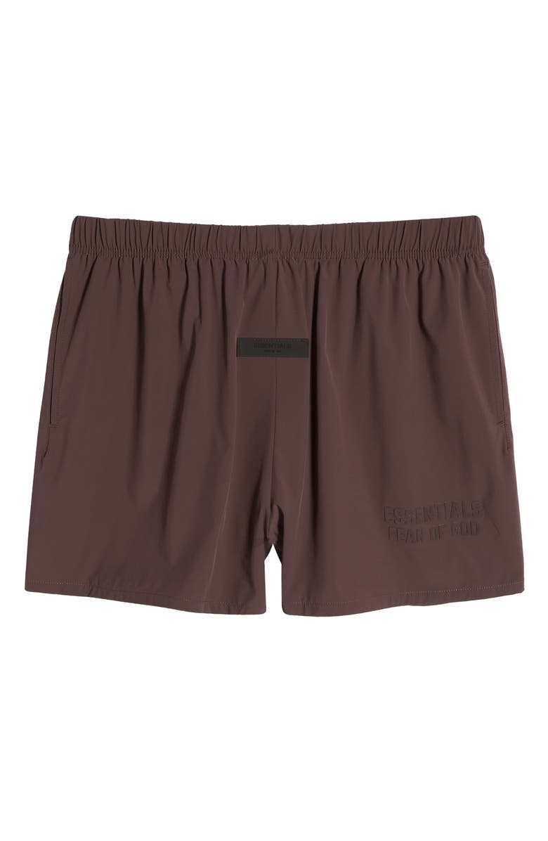 Fear of God Essentials Logo Running Shorts, Alternate, color, 