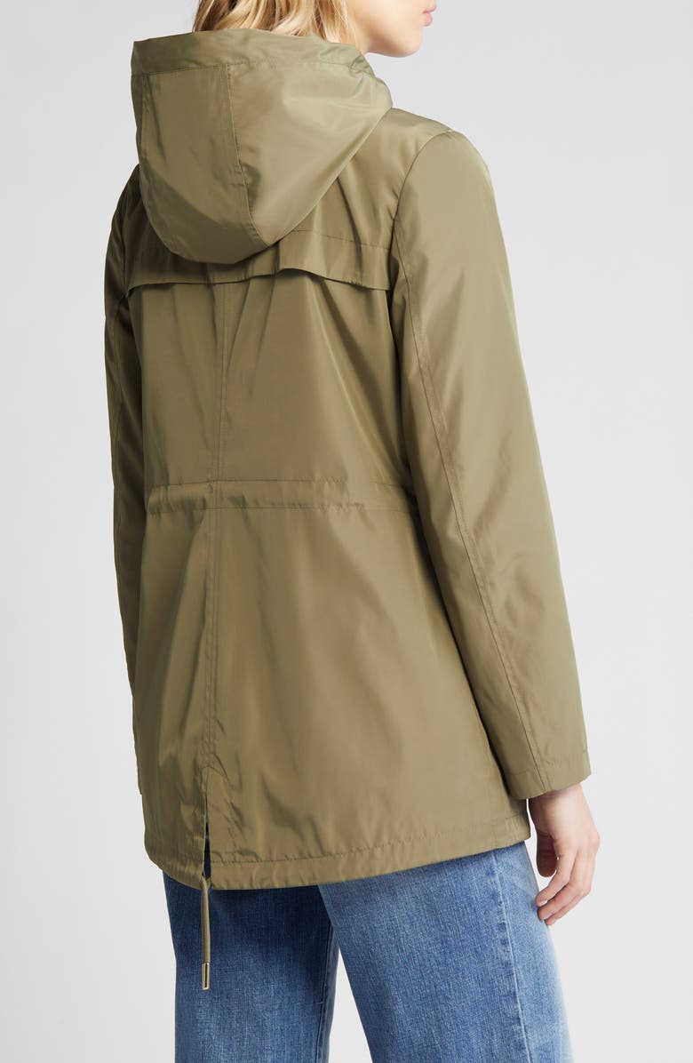 Michael Kors Hooded Jacket, Alternate, color, Olive