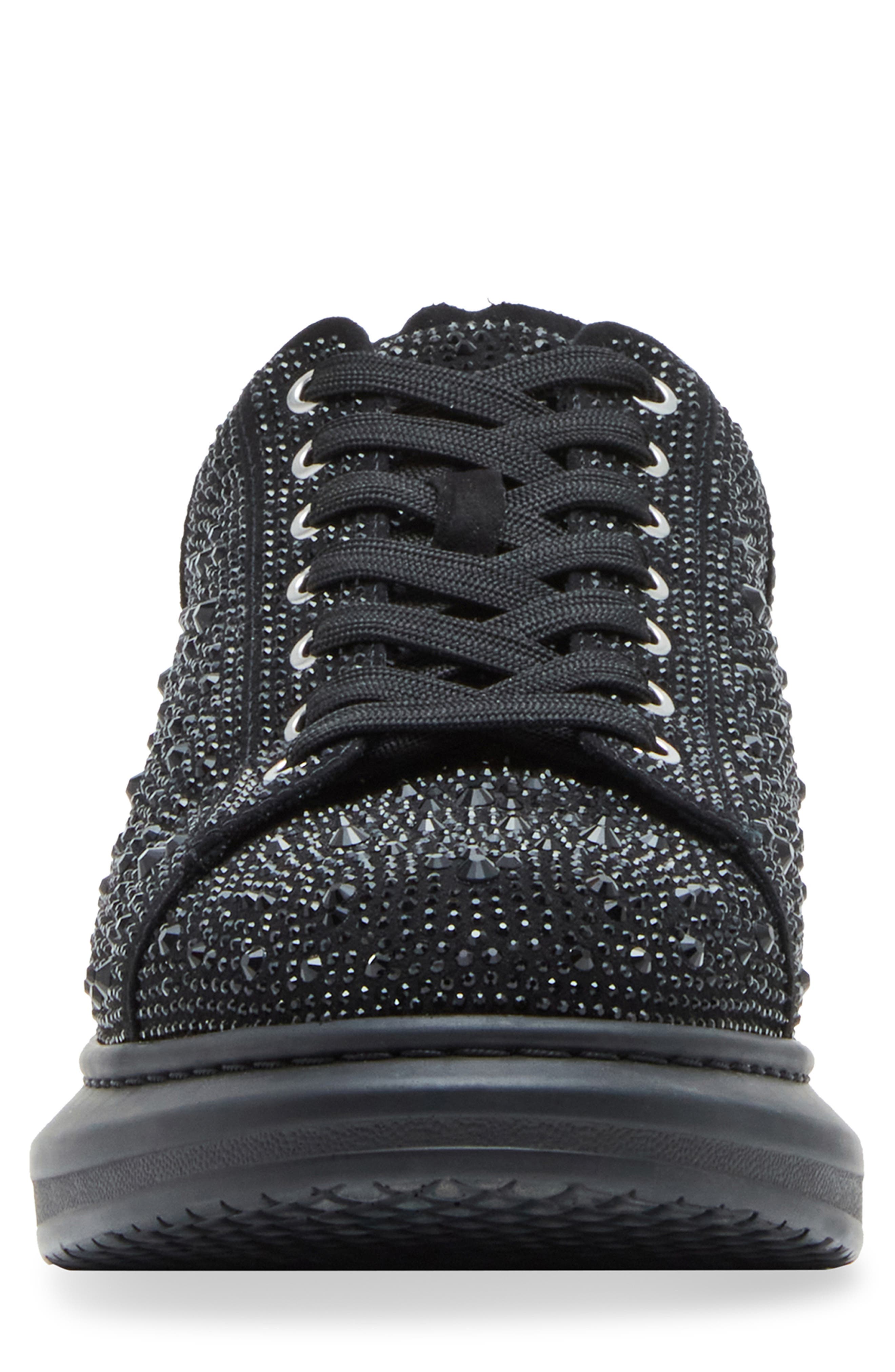 Steve Madden Icebergg Rhinestone Sneaker, Alternate, color, 