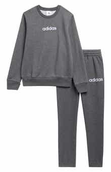 Kids' Linear Fleece Sweatshirt & Joggers Set