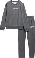 adidas Kids' Linear Fleece Sweatshirt & Joggers Set