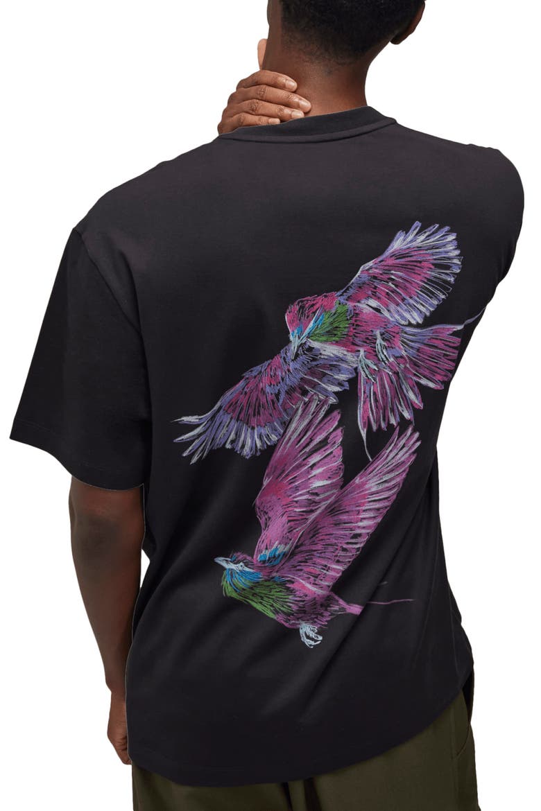 Graphic T-Shirt, Alternate, color, BLACK