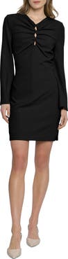 DONNA MORGAN FOR MAGGY Kyhle Cutout Long Sleeve Dress