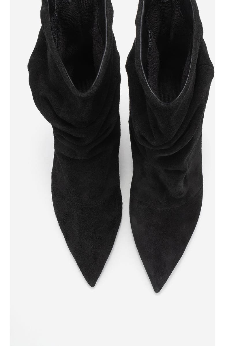 Forever & Always Shoes Balei Leather Pointed Toe Boot, Alternate, color, Black Suede