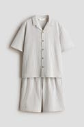 H&M 2-piece Textured Jersey Set