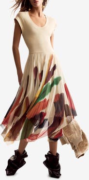 Desigual Handkerchief Hem Dress