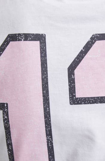 Logo Jersey Organic Cotton Baseball T-Shirt