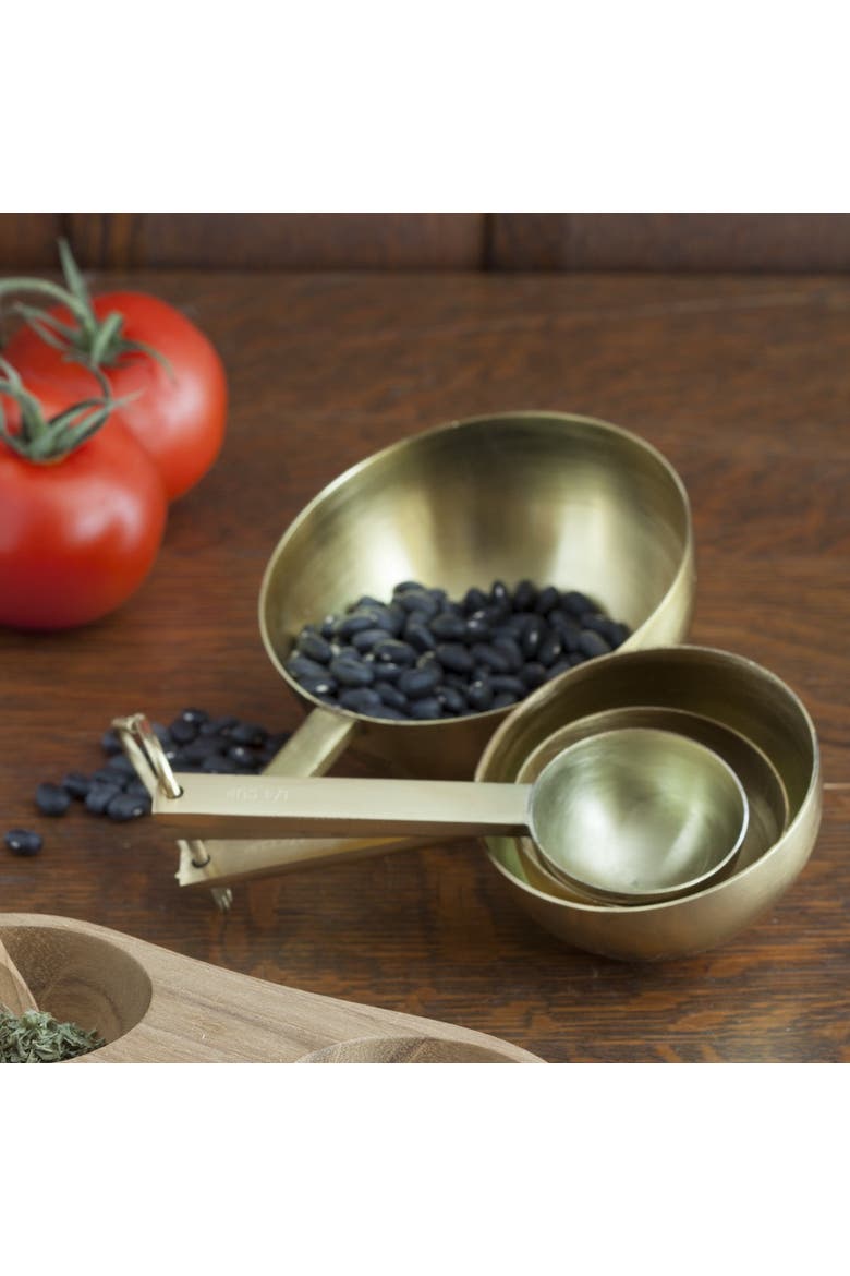 Luxe Measuring Cups, Alternate, color, Gold