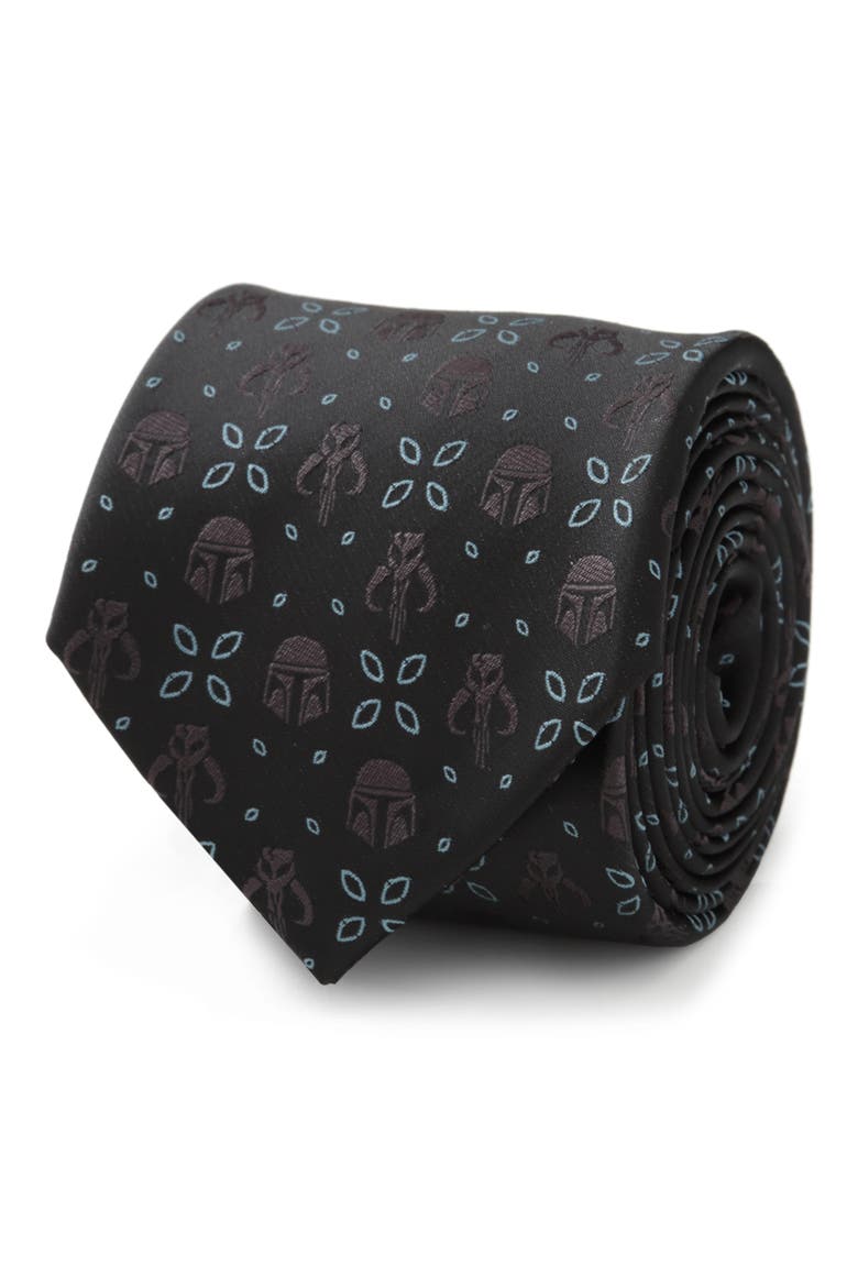 Star Wars™ Mandalorian Tie, Alternate, color, BLACK