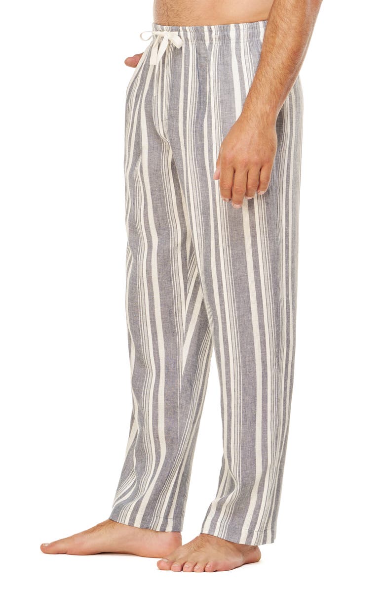 Majestic International Summer Woven Lounge Pants, Alternate, color, Shade Stripe