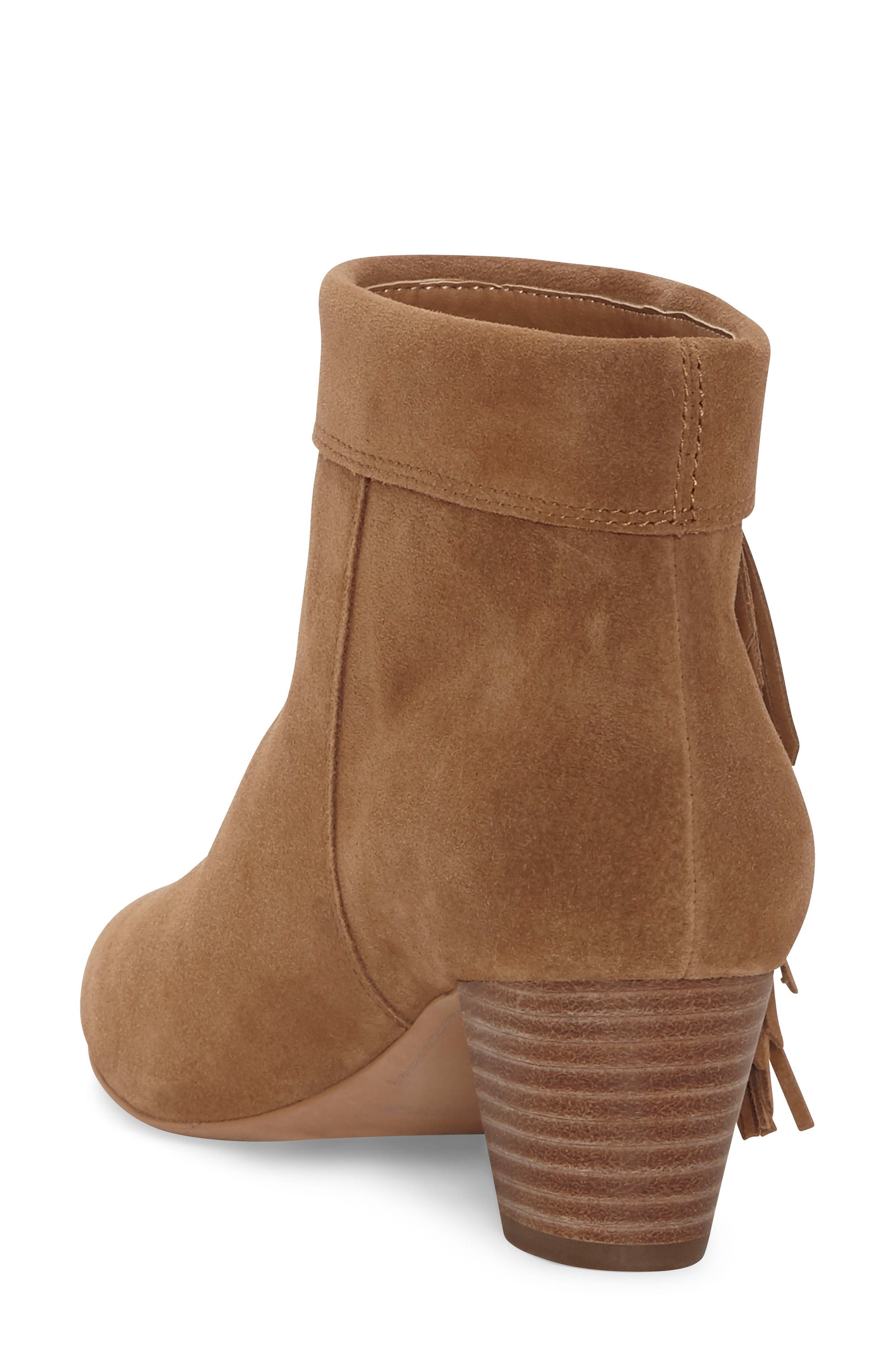 Zakina Bootie, Alternate, color, HONEY SUEDE