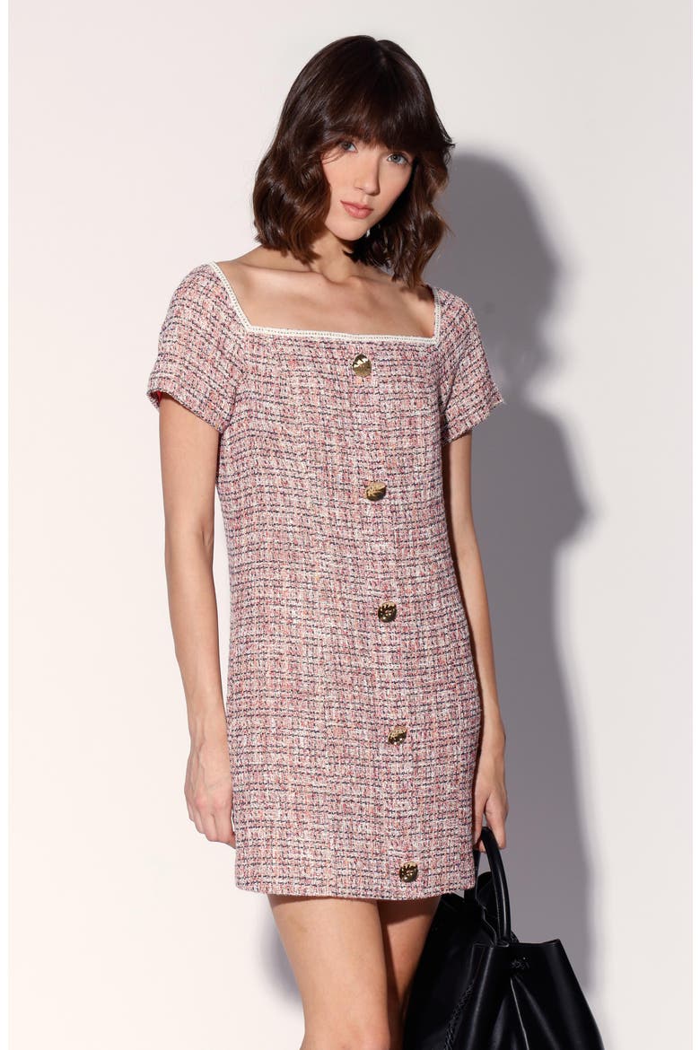 Hayden Tweed Minidress, Alternate, color, CANYON TWEED
