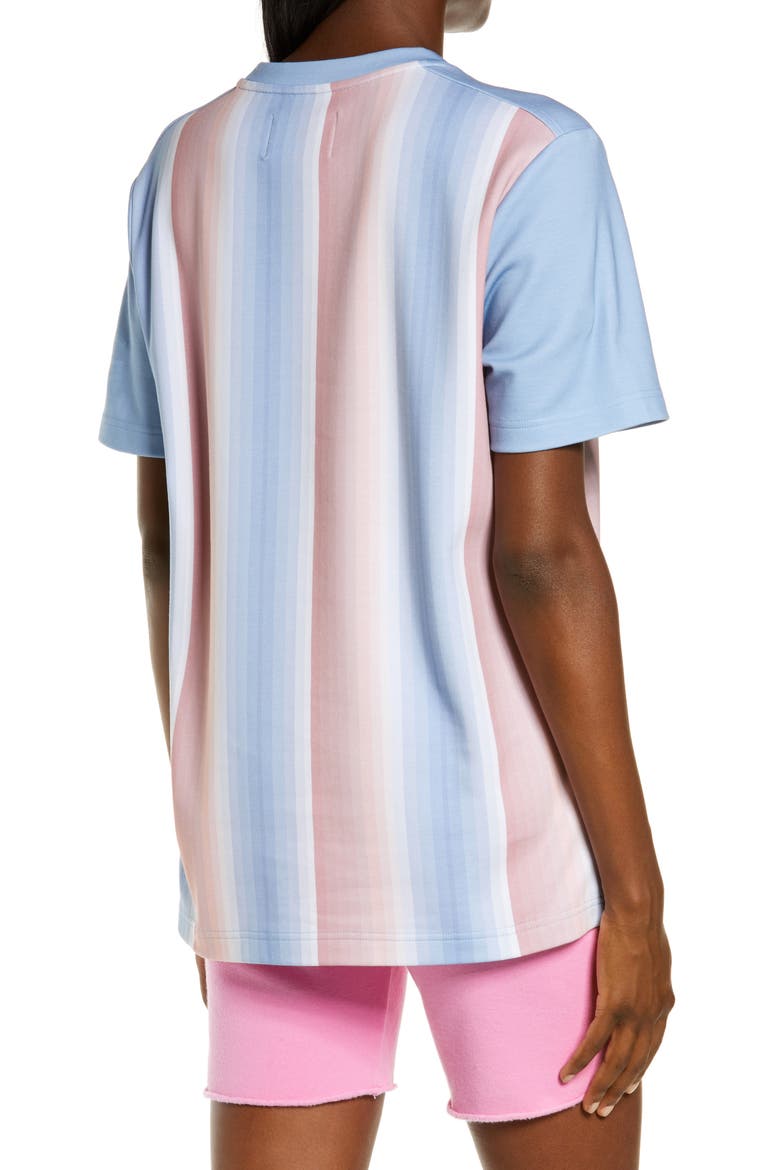 UGG Pride Logo Graphic Tee, Alternate, color, PRIDE STRIPES