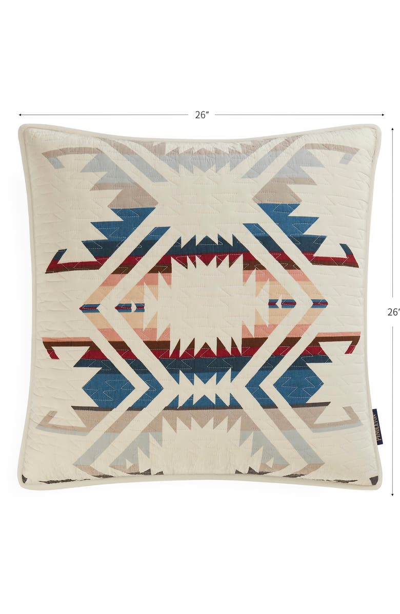 Pendleton White Sands Euro Pillow, Alternate, color, 