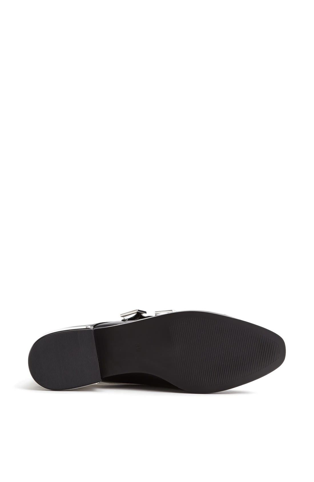 'Luther' Loafer, Alternate, color, BLACK/ WHITE