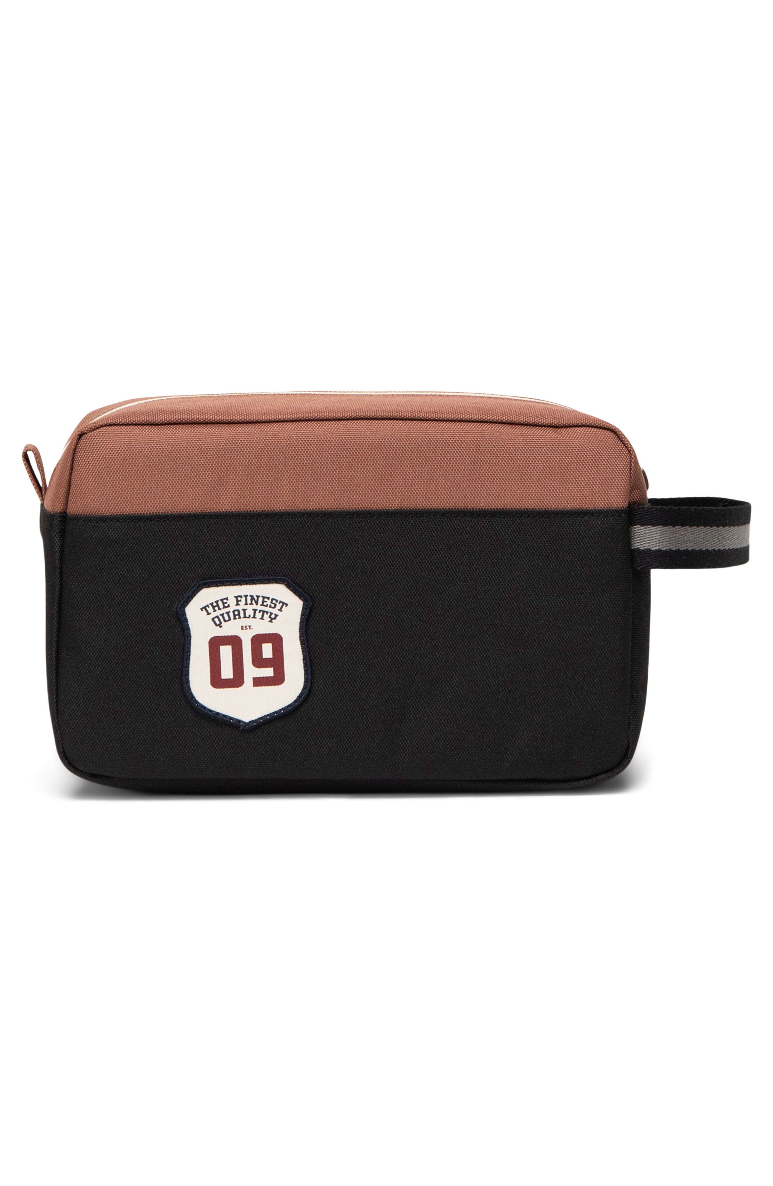 Herschel Supply Co. Chapter Travel Kit, Alternate, color, Patches Black
