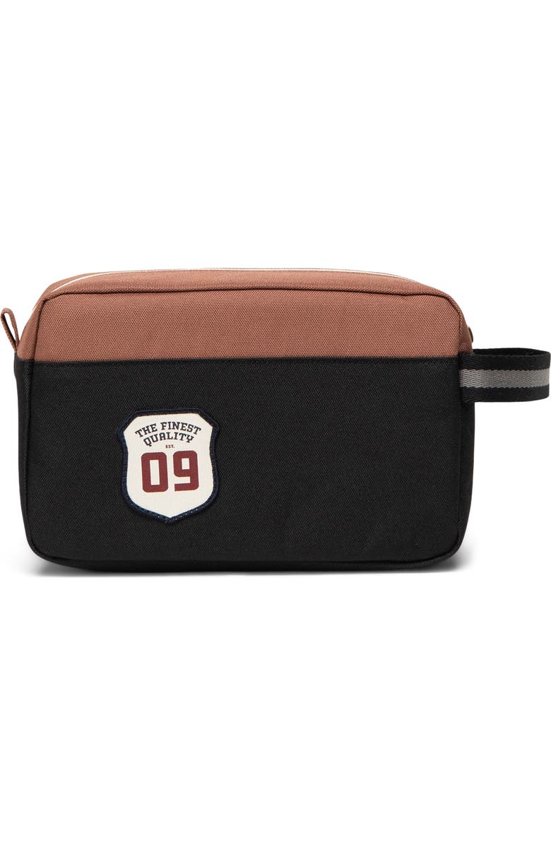 Herschel Supply Co. Chapter Travel Kit, Alternate, color, Patches Black
