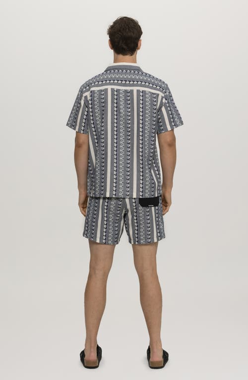 Maui And Sons Maui & Sons Dobby Fin Camp Shirt In Slate