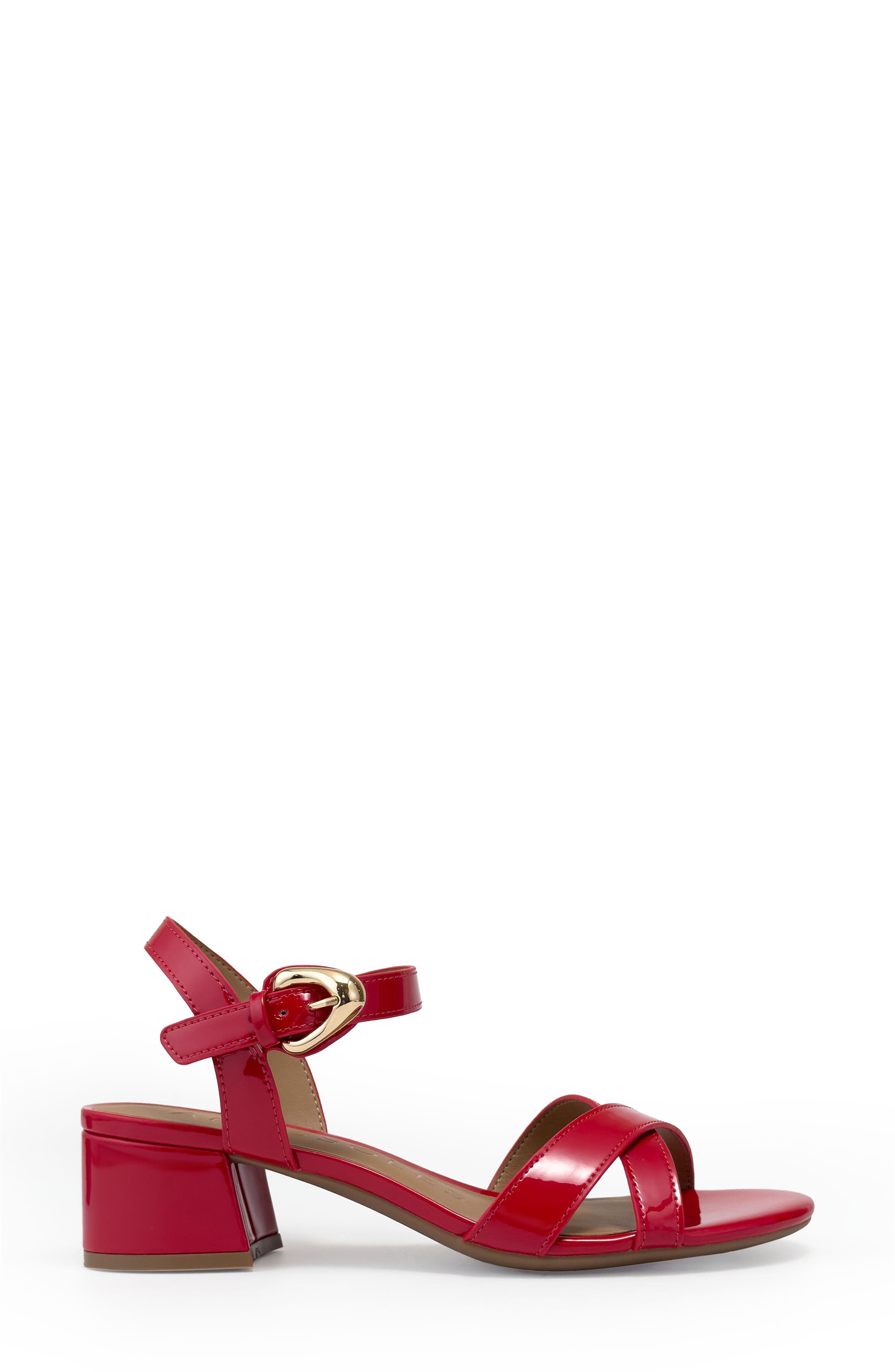 Cinzia Block Heel Sandal, Alternate, color, RICH RED