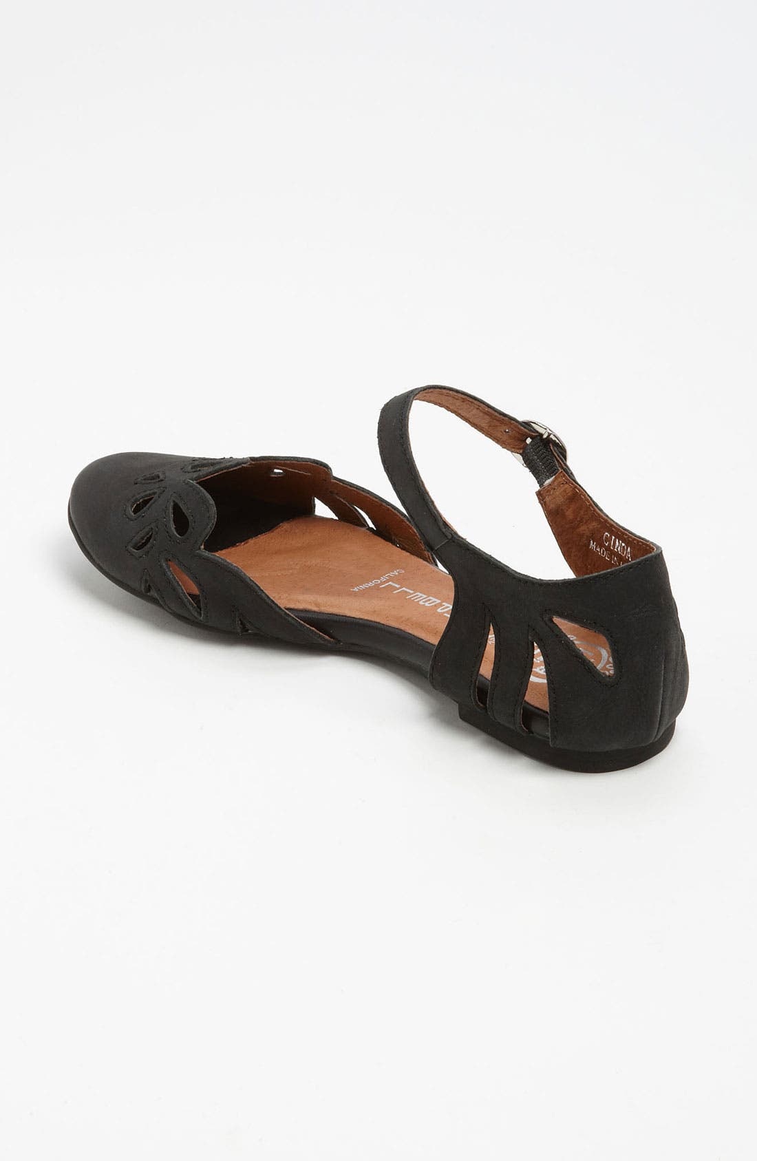 'Cinda' Flat, Alternate, color, BLACK