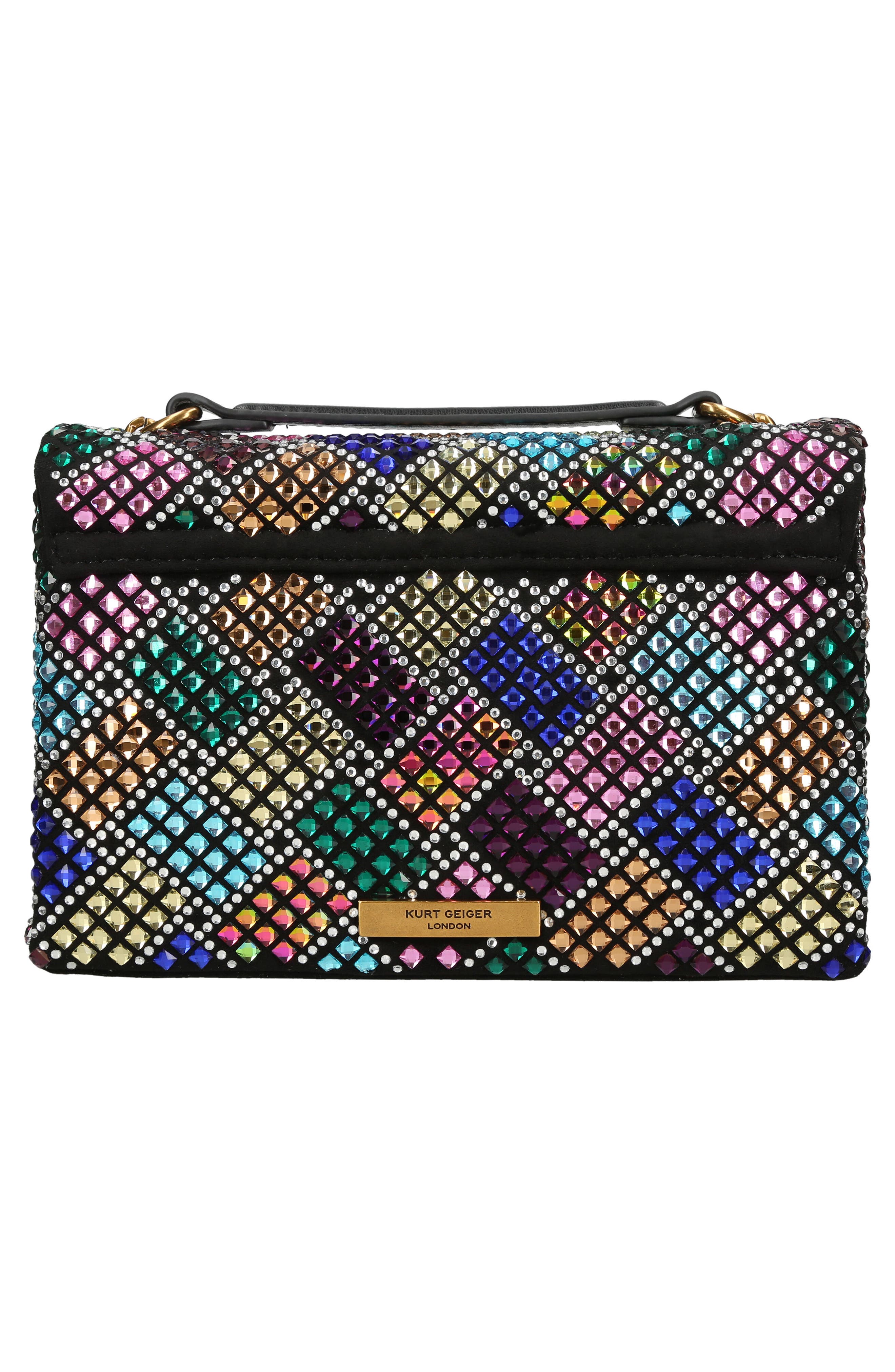Kurt Geiger London Medium Kensington Embellished Convertible Crossbody Bag, Alternate, color, 