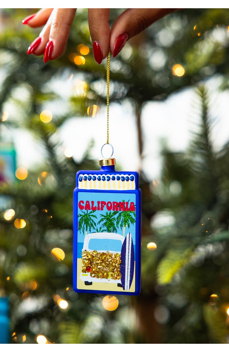 Furbish Matchbook Ornament - California, Alternate, color, 
