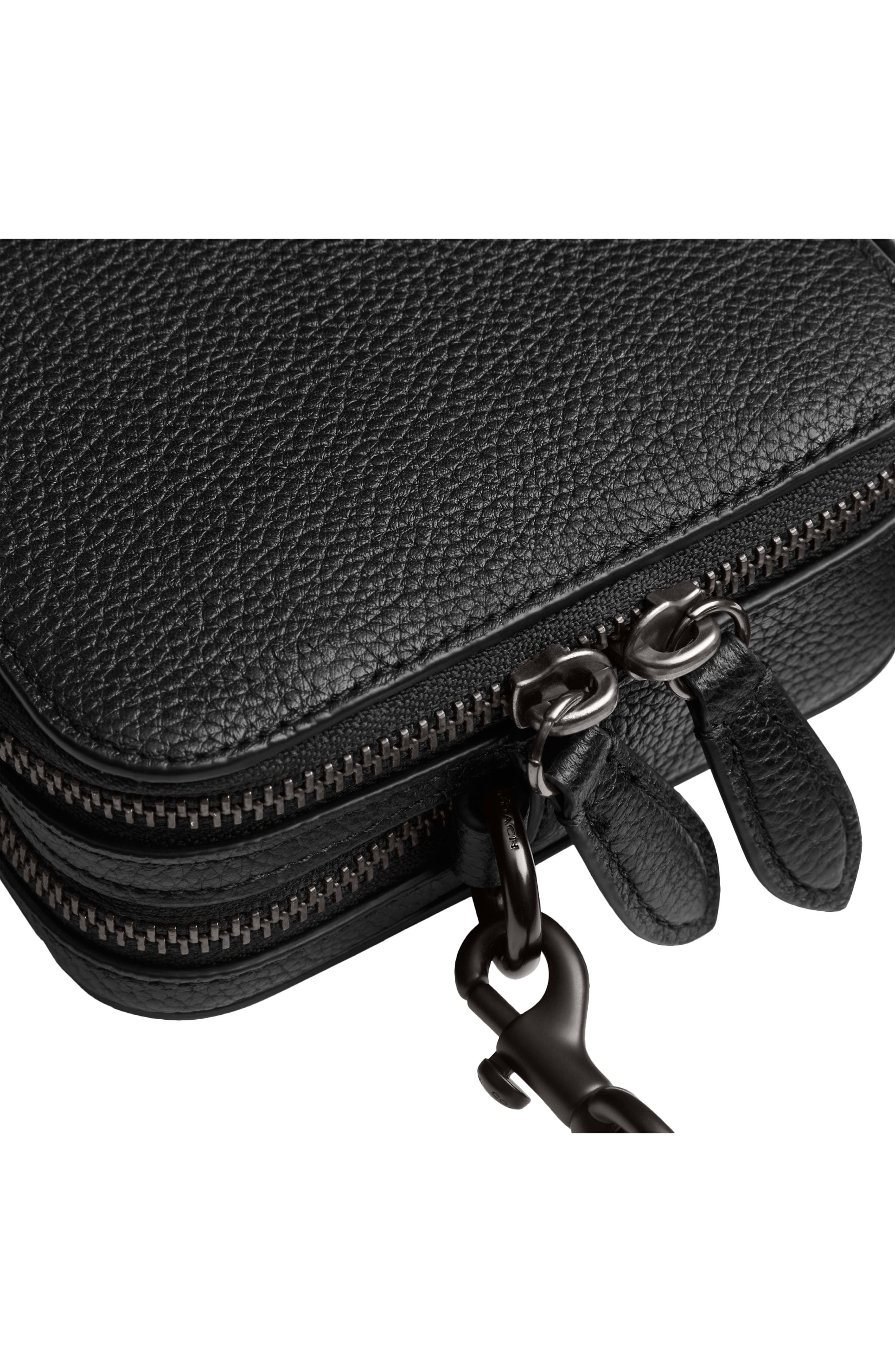 COACH Charter Pebbled Leather Crossbody Bag, Alternate, color, 