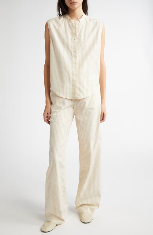 LOULOU DE SAISON LOULOU DE SAISON SERO STRIPE ELASTIC WAIST PANTS