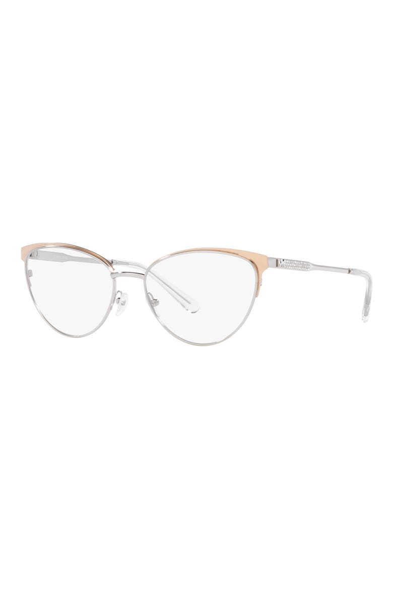 Marsaille 55mm Cat Eye Optical Glasses, Alternate, color, ROSE GOLD