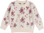 Sweet Wink Rose Bow Sweater