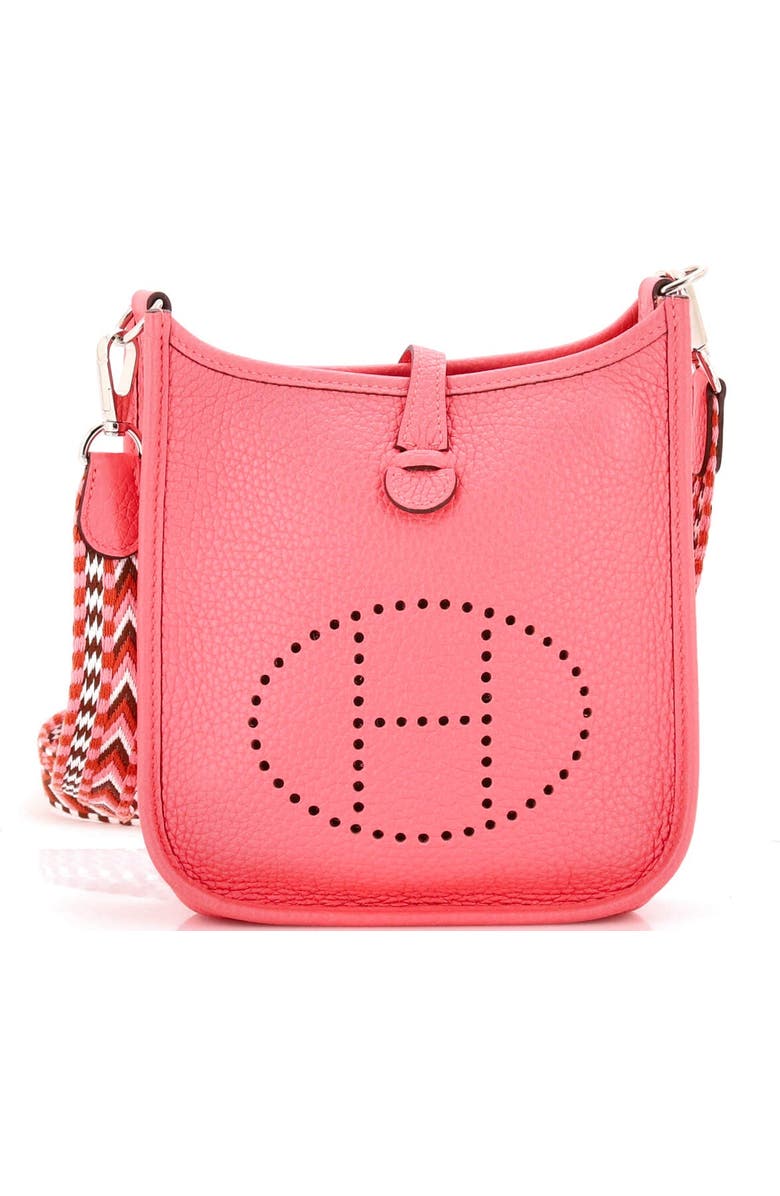 Pre-Owned Hermes Evelyne Bag Gen III Clemence TPM, Main, color, Rose Azalee
