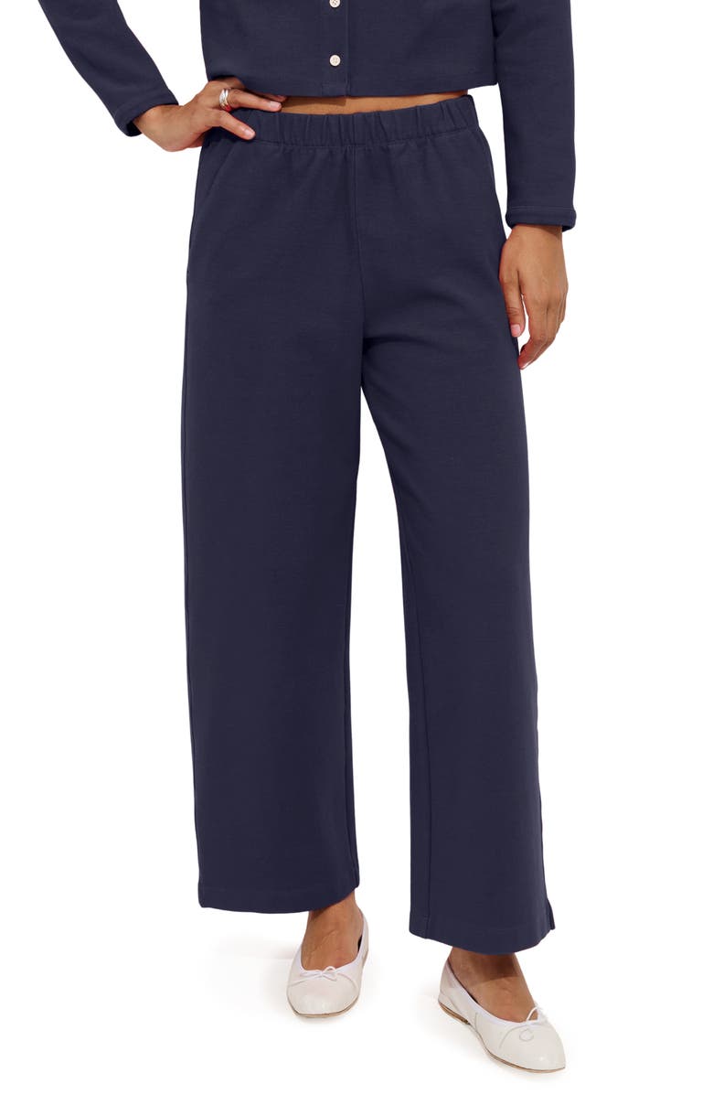 Alex Mill Coco Sport Pants, Main, color, Navy Night