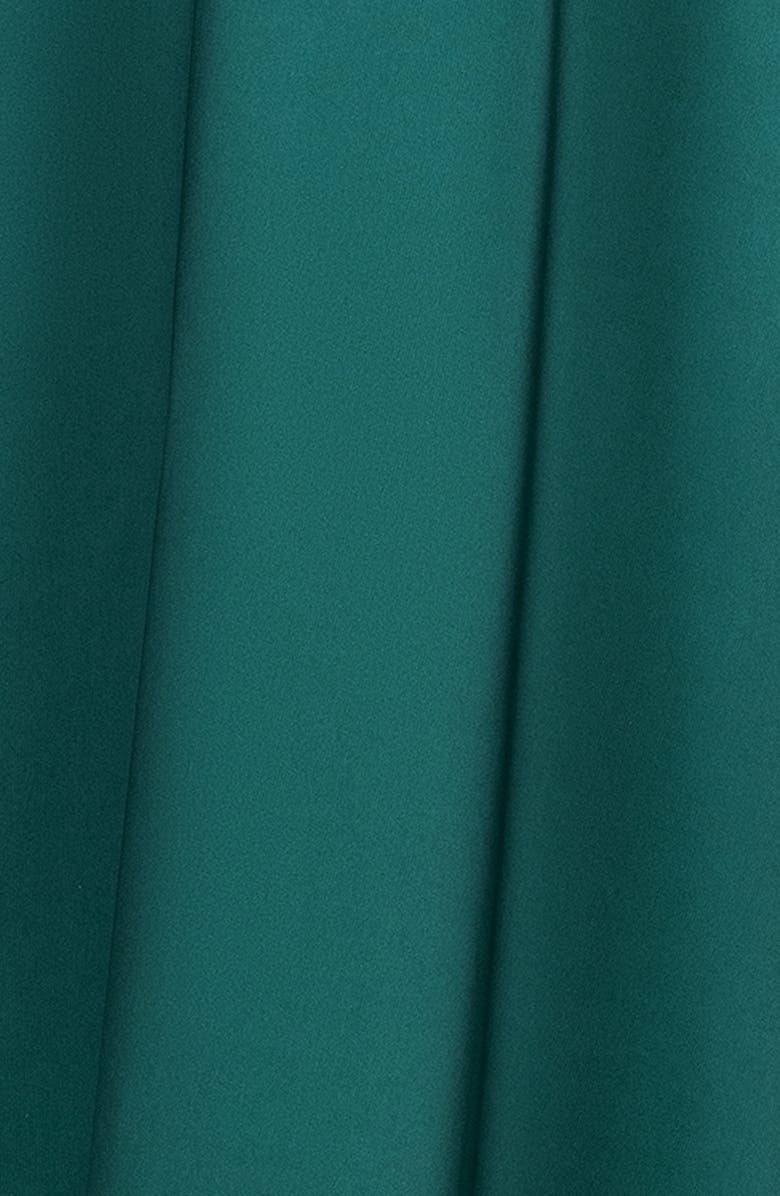 Xscape Evenings Off the Shoulder Mikado Gown, Alternate, color, Pine