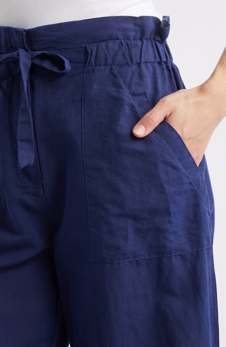 Hatley Linen & Cotton Drawstring Pants, Alternate, color, 