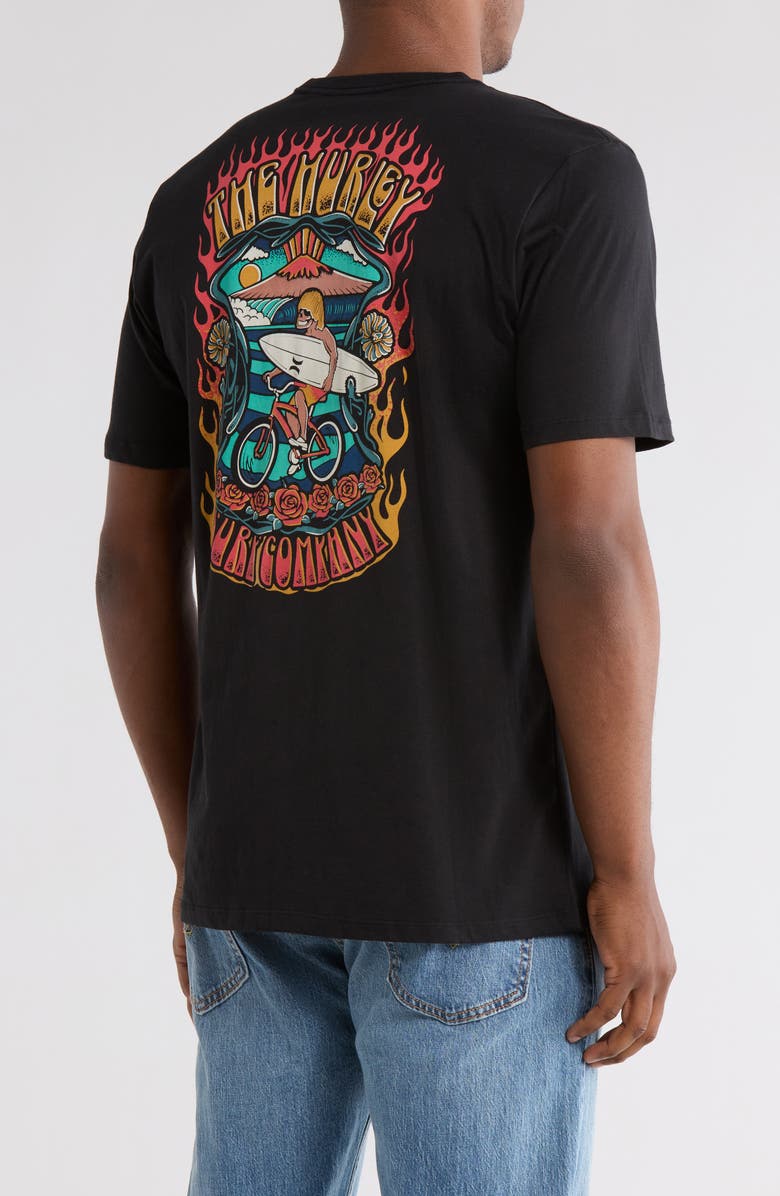 Hurley EVD Bowls Graphic Print T-Shirt, Alternate, color, 