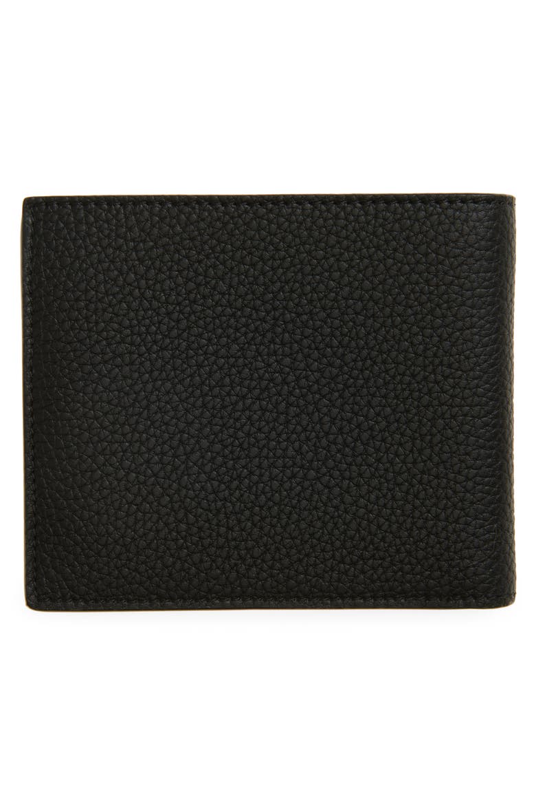 T-Line Soft Grain Leather Bifold Wallet, Alternate, color, 1N001 BLACK