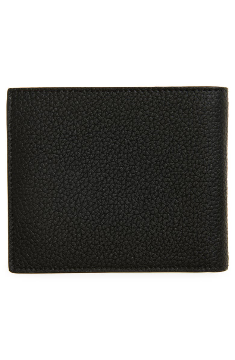 TOM FORD T-Line Soft Grain Leather Bifold Wallet, Alternate, color, 1N001 Black