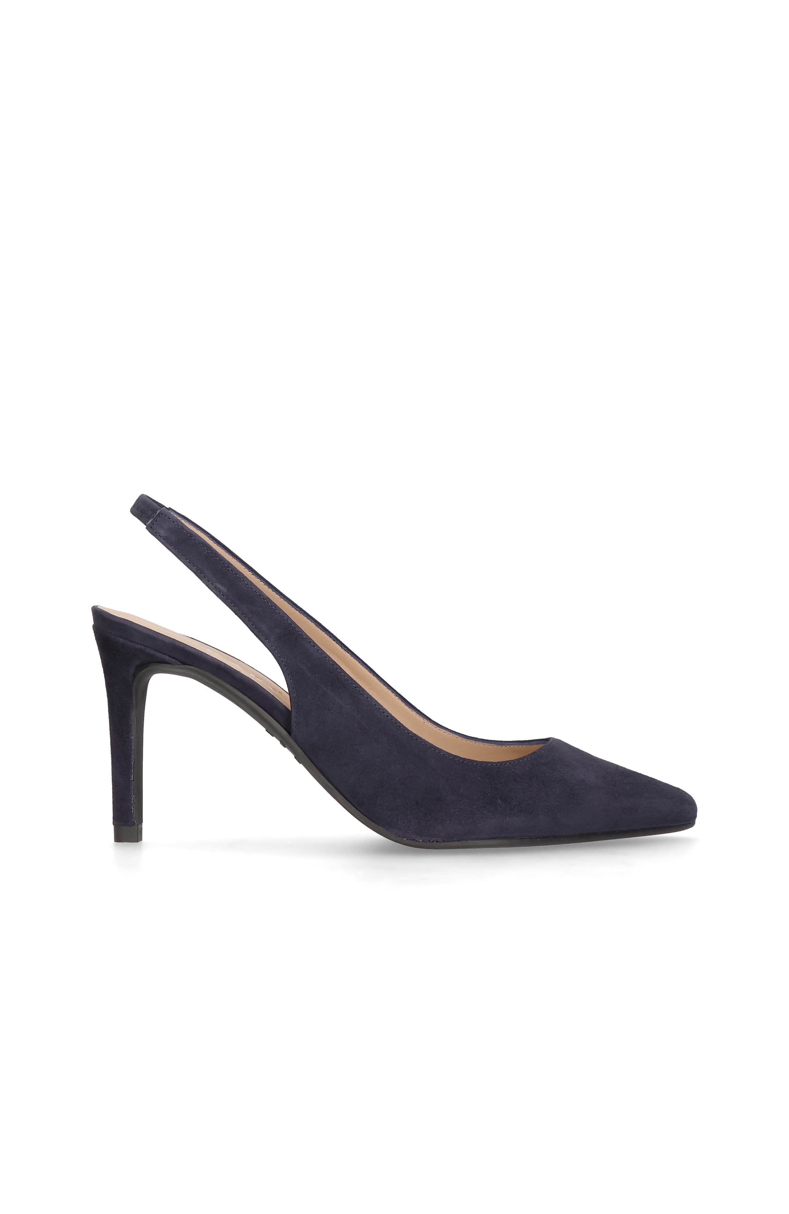 MASCARO Suede Pointed Toe Slingback, Alternate, color, Blue